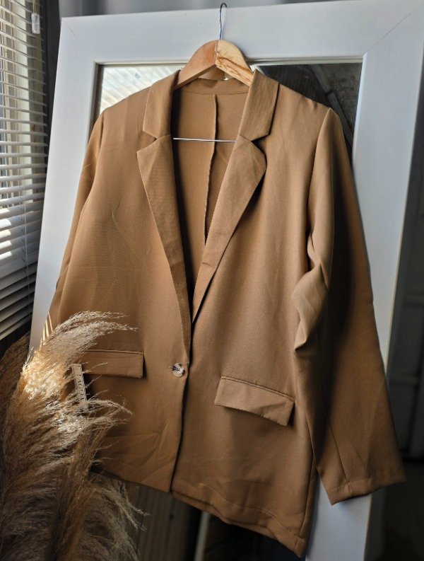 Producto - Blazer sastrero marron solapa