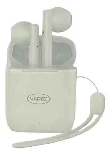 Producto - Auricular Inalambrico Bluetooth 5.3 Vapex Avi-11 Blanco