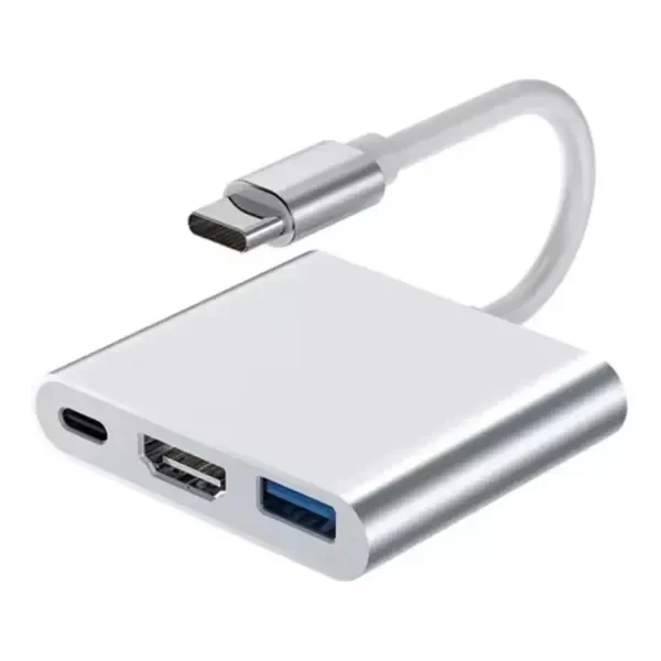 Producto - Adaptador Tipo C A Hdmi + Usb 3.0 (Conversor)