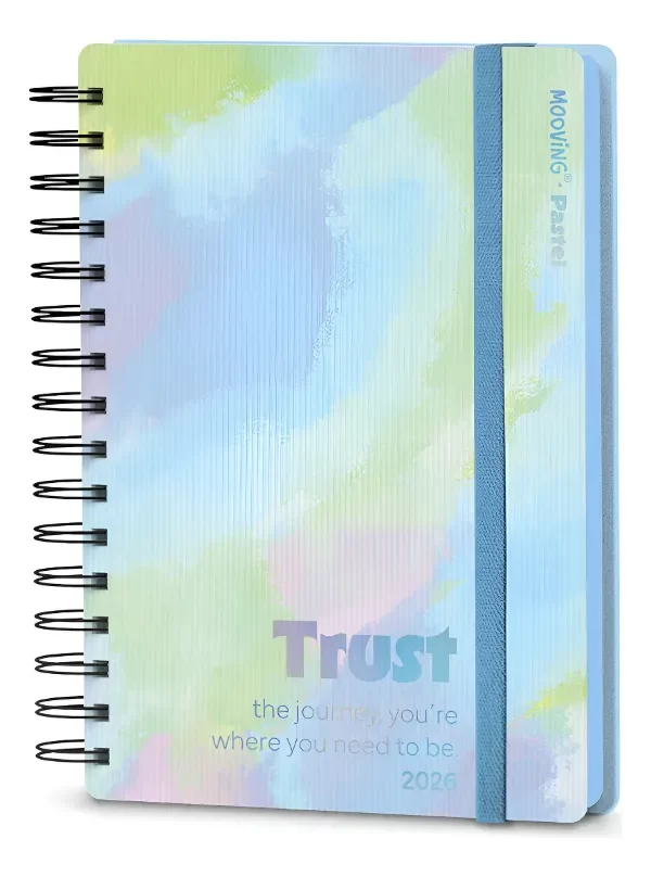 Producto - Agenda Pastel 15x21cm Dias/pagina -Mooving