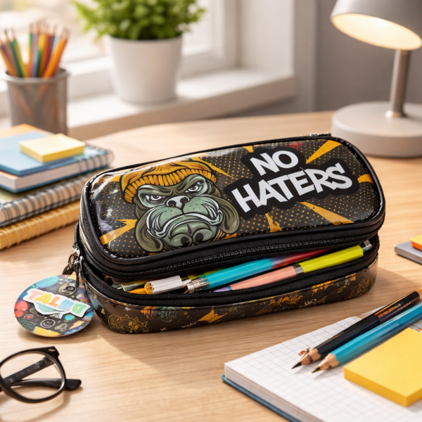 Producto - Cartuchera Canopla TALBOT Pouch No Haters 1 Cierre 7089