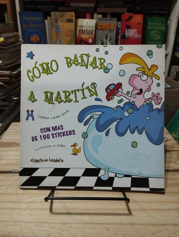 Producto - CÓMO BAÑAR A MARTÍN - Carina Laura Sigal / LETRA IMPRENTA MAYÚSCULA