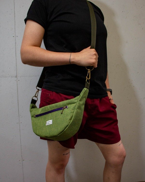 Producto - Cartera GIRASOL verde melange