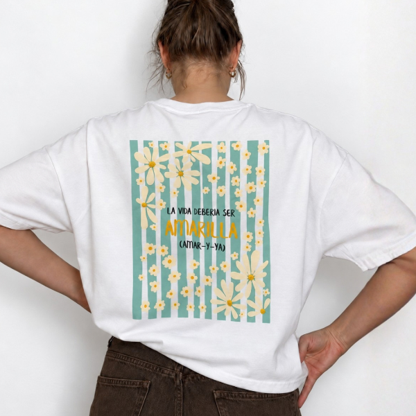 Producto - Remera Amar y ya (boxy fit)