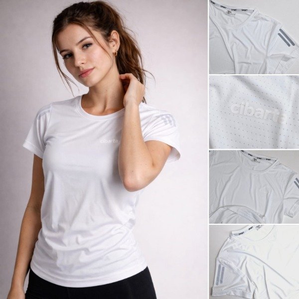 Producto - Camiseta cibarta Modelo MOZAMBIQUE blanca