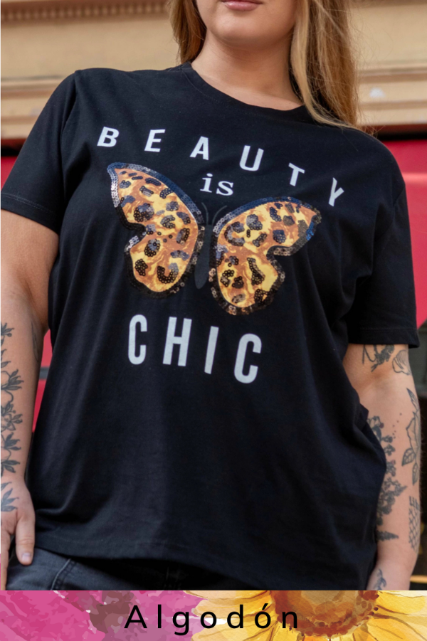 Producto - Remera Beauty is chic - Talle 8