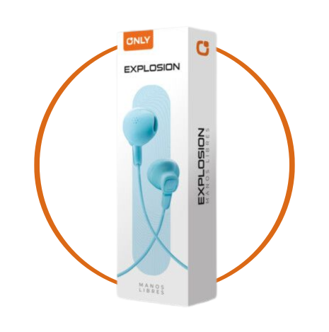 Producto - Auricular Explosión Only Celeste