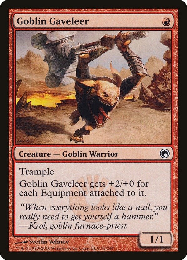 Producto - Goblin Gaveleer  Scars of Mirrodin
