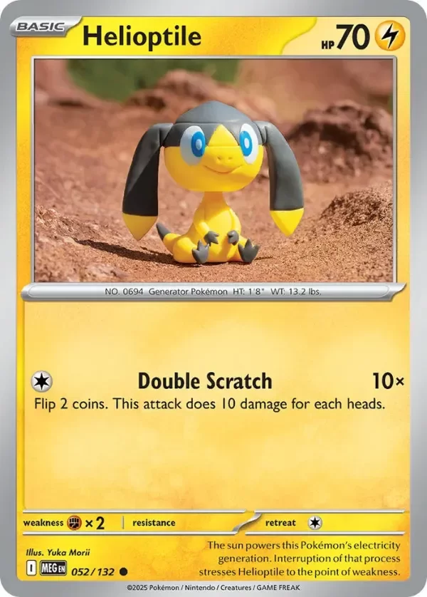 Producto - Helioptile - 052/132 - Mega Evolution