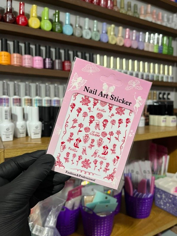 Producto - Sticker Rosas Rojas