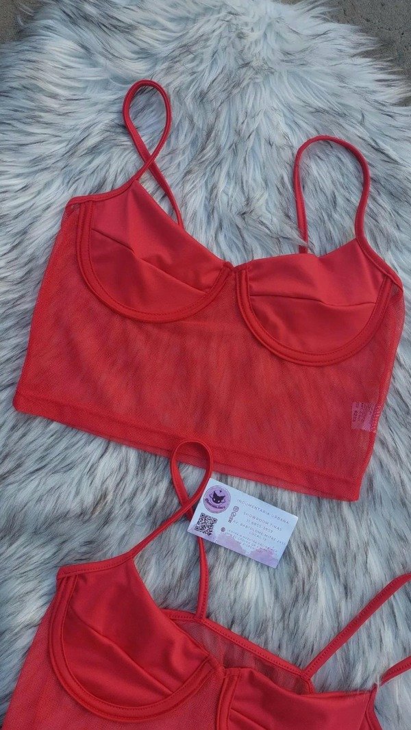 Producto - Corset rojo tul oferta