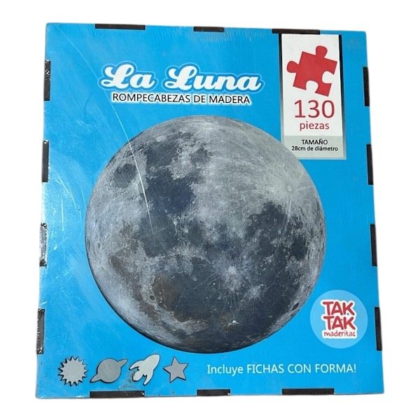 Producto - LA LUNA ROMPECABEZAS 130 PIEZAS DE MADERA - A ESTRENAR