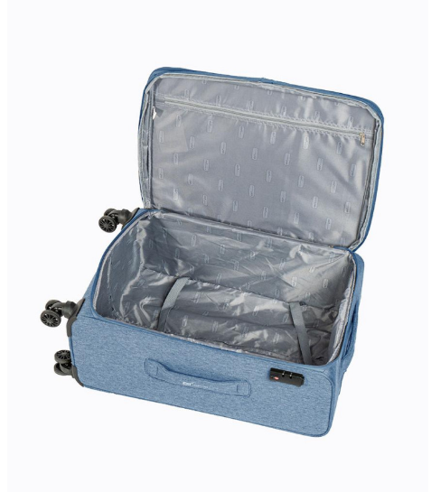 Producto - Valija 20" 4 ruedas tela Elf 3410/20 Azul Gris - 4