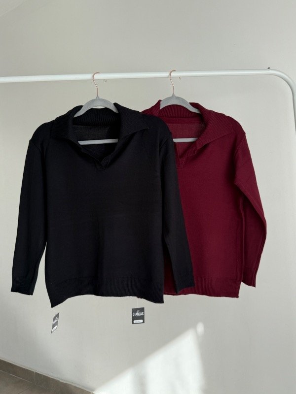 Producto - SWEATER POLO LISO
