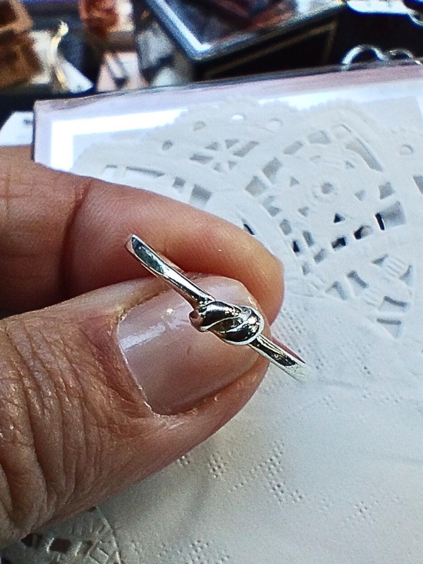 Producto - ( 97135) Anillo Nudo - Plata 900 - Talle 18