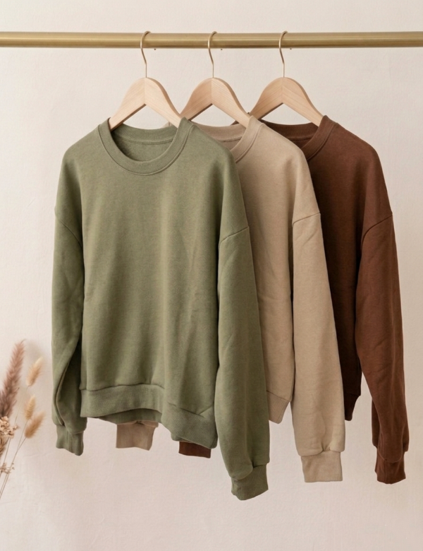 Producto - Buzo oversize corto frizado - Chocolate - 1
