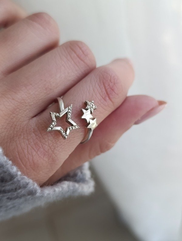 Producto - Anillo regulable estrellas - 1
