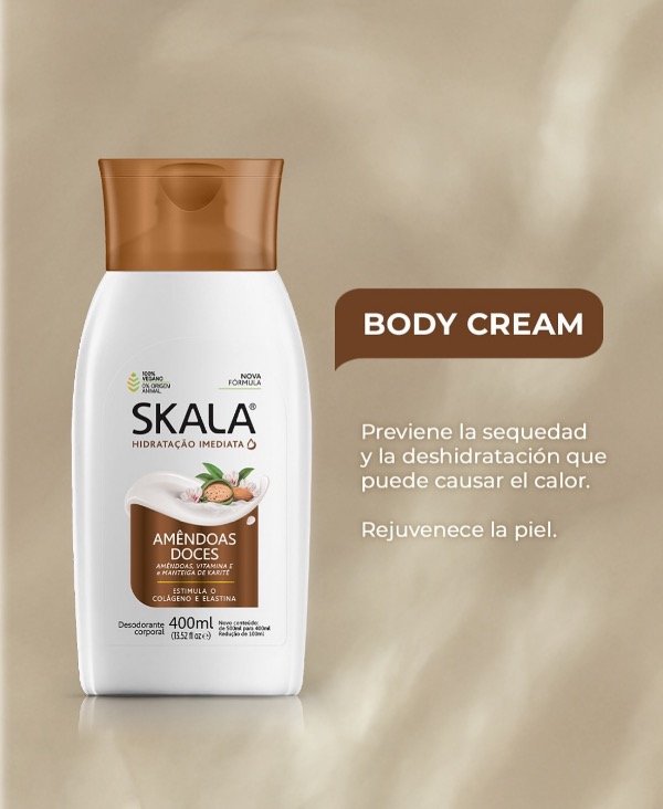 Producto - Crema corporal Skala x 400ml almendras