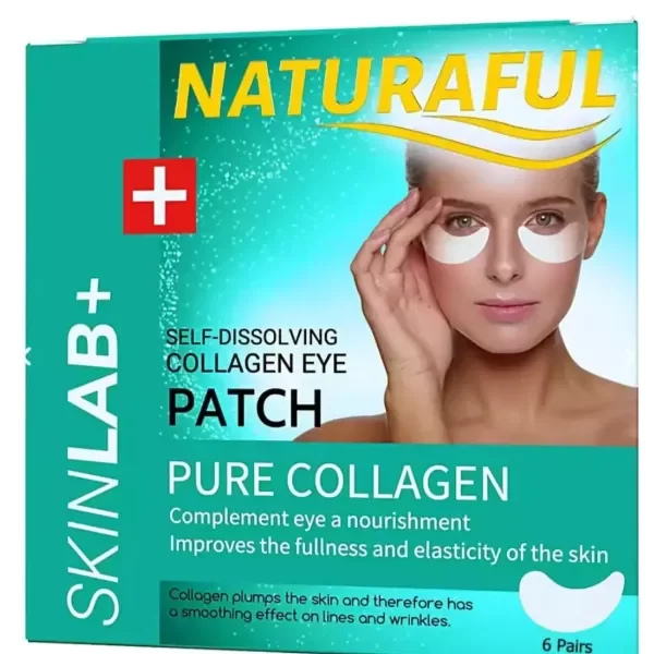 Producto - CAJA DE PARCHES X6PARES COLÁGENO ULTRA ABSORBENTE NATURAFUL