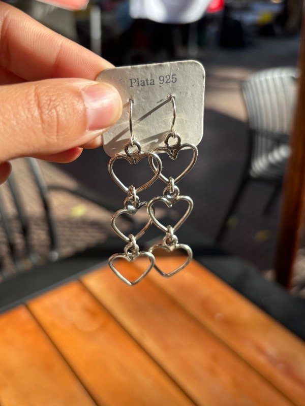 Producto - Aros triple corazon