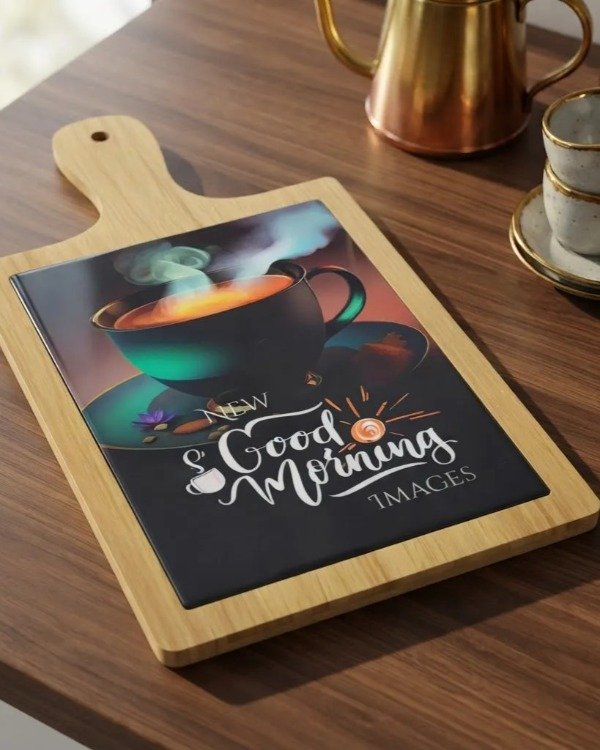 Producto - Posa Pava Fuente Madera- Dibujo en PVC Rectangular - 5