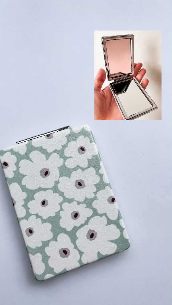 Producto - Espejo Flores Verde