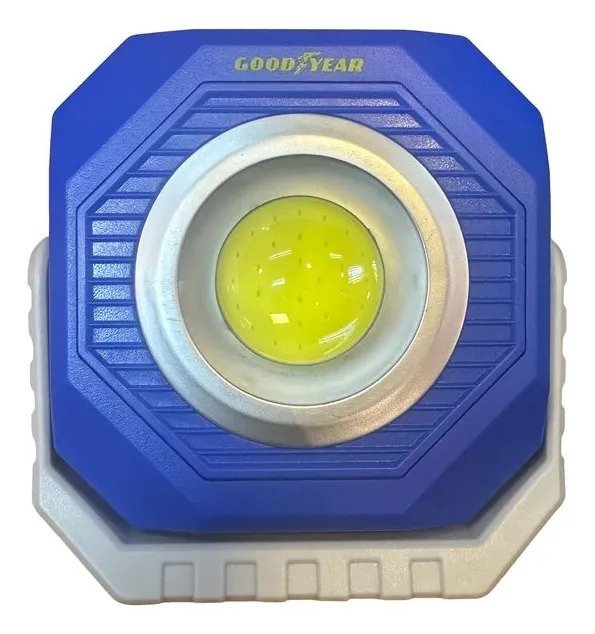 Producto - LUZ DE TRABAJO COB LINTERNA RECARGABLE DE FORMA SOLAR Y PUERTO USB GOODYEAR