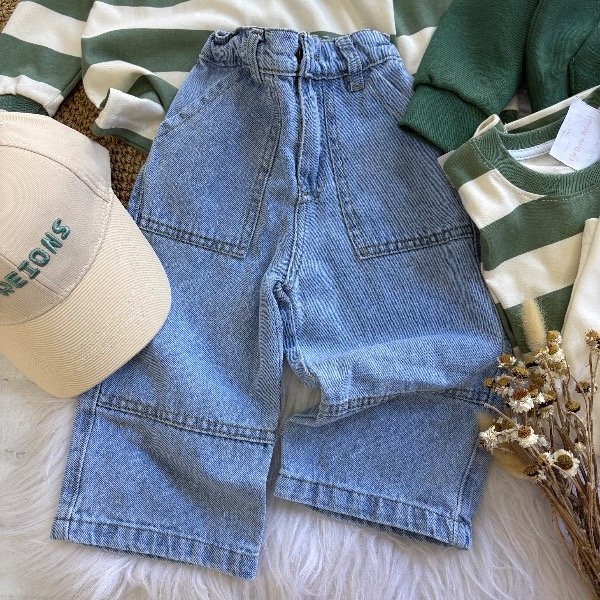 Jeans baggy Celeste talles hasta 4 años