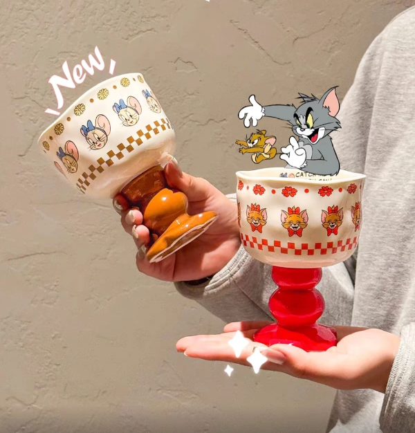 Producto - Copas de postre o helado Tom y Jerry cute girl