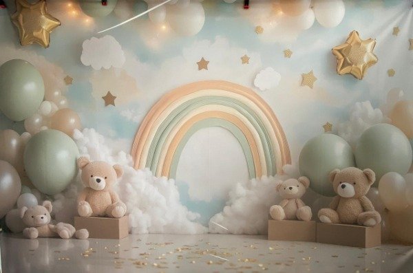 Producto - FONDO TEDDY ARCOIRIS CON FALLA IMPERCEPTIBLE 200X150 AR22