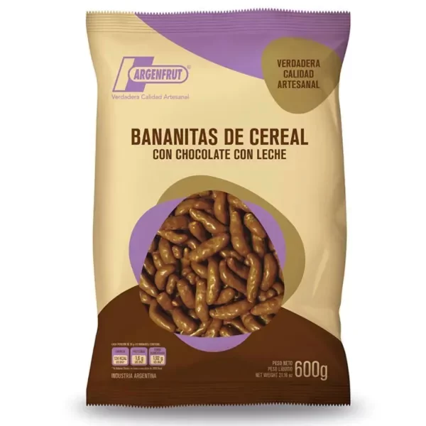 Producto - Bananitas cereal bañadas con chocolate 500gr