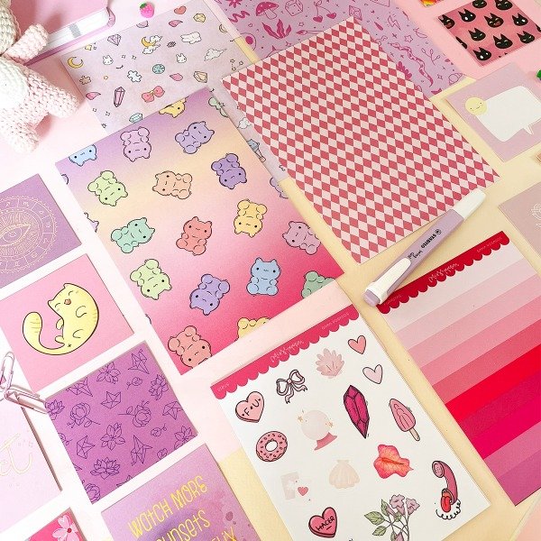 Producto - Miss Journal Box MIX especial - Gradientes Rosados