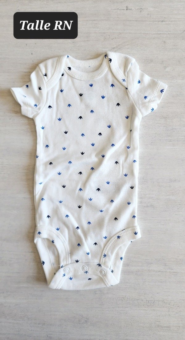 Body manga corta carters talle RN patitas