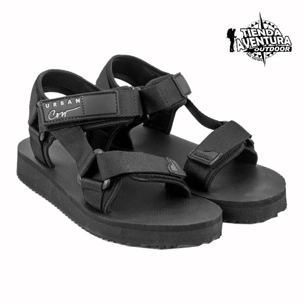 Producto - Sandalia URBAN COW Tanger (Negra) - 1