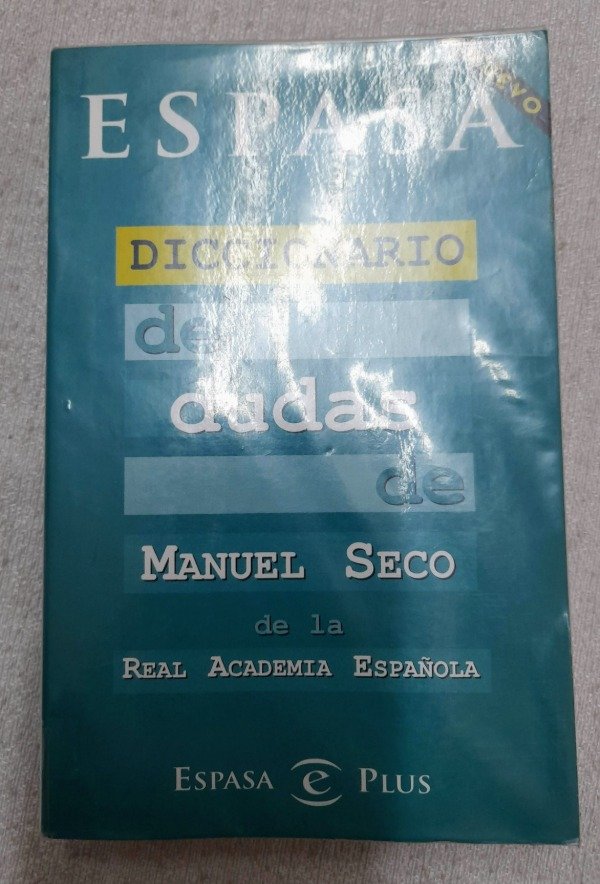 Producto - Diccionario De Dudas - Manuel Seco - Espasa Plus