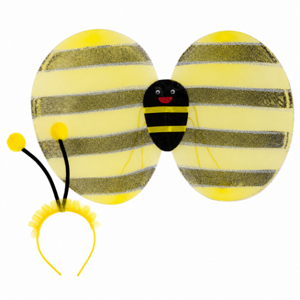 Producto - Alas de abeja + vincha de antenas