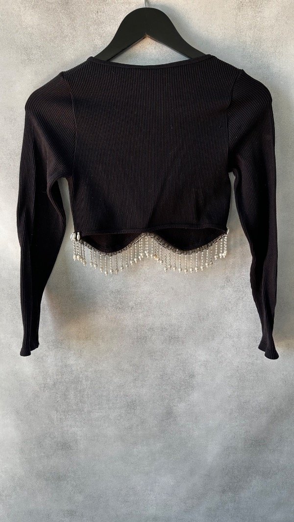 Producto - Top punto perlas Zara M/L - 7