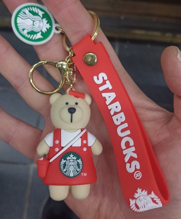 Producto - STARBUCKS - OSO CON VESTIDO ROJO