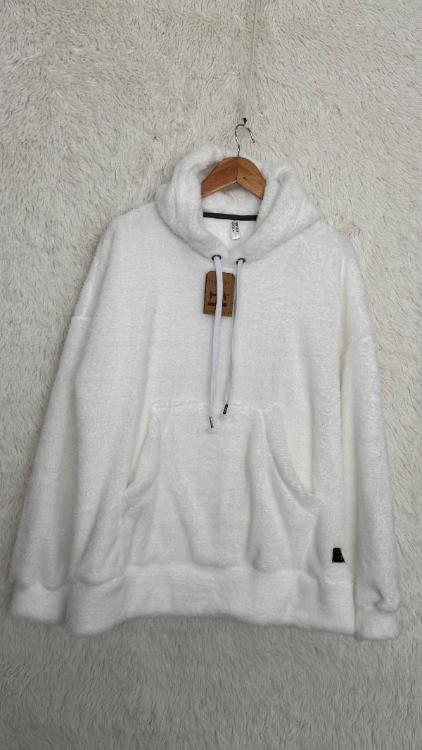 Producto - Buzo Oversize Blanco Teddy Bifaz - 0