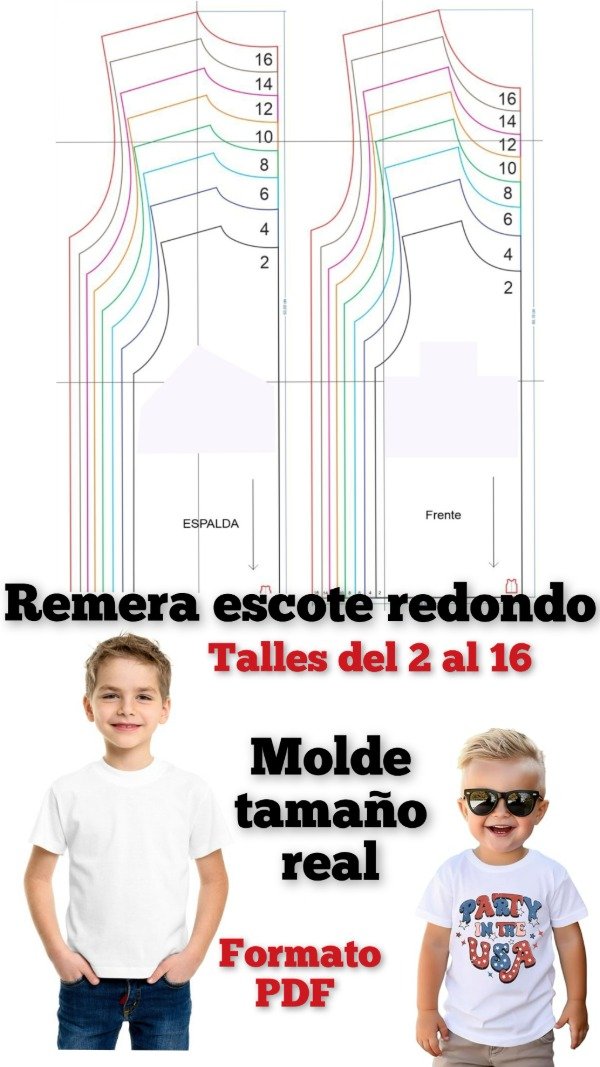 Producto - Remera cuello redondo