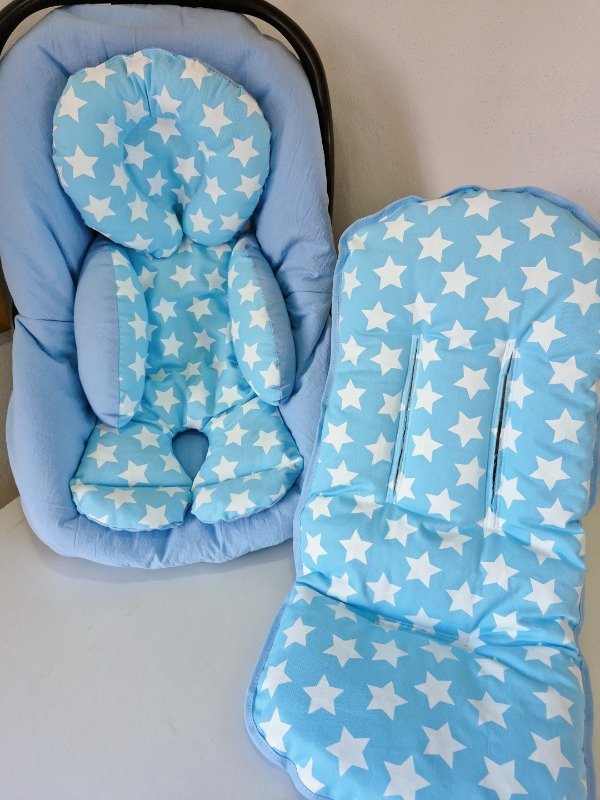 Producto - Set de paseo estrellas celeste