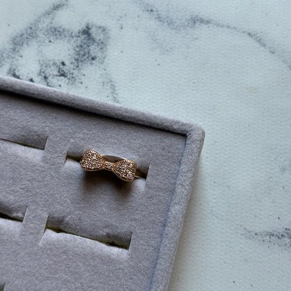 Producto - Anillo stras y moño T17