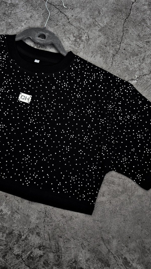 Producto - Crop BLACK SHINE