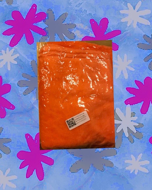 Producto - Mantita de apego p/bebe 64x47 Naranja
