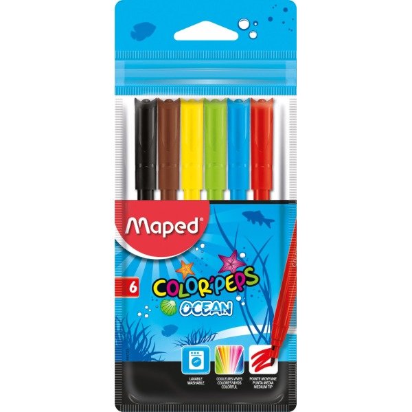 Producto - Marcador escolar Maped Colorpeps x 6 u