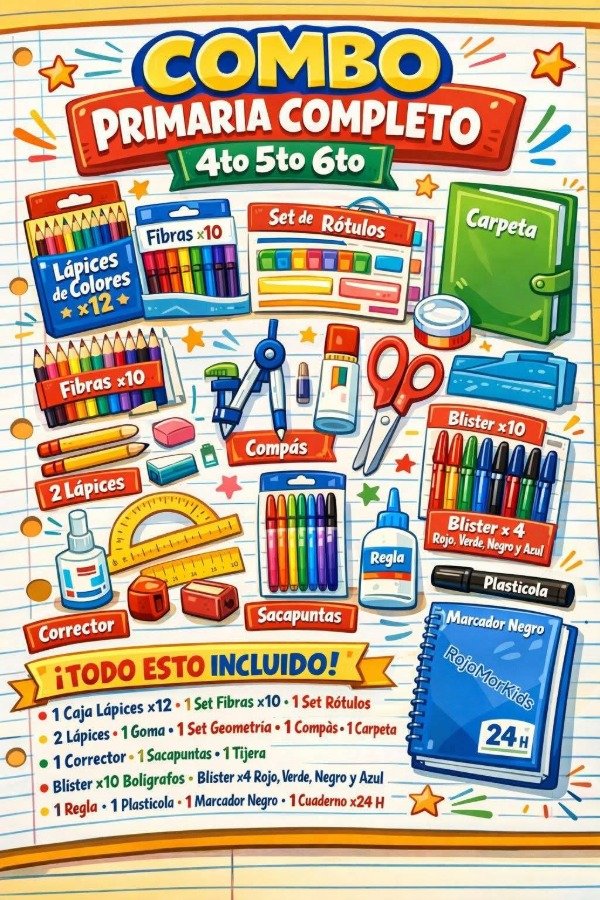 Producto - COMBO PRIMARIA 2