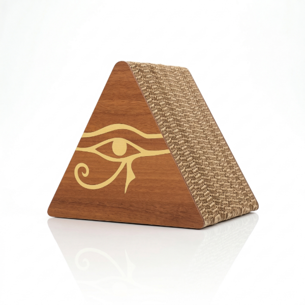 Producto - Rascador Carton Triangulo Ojo Horus Cats