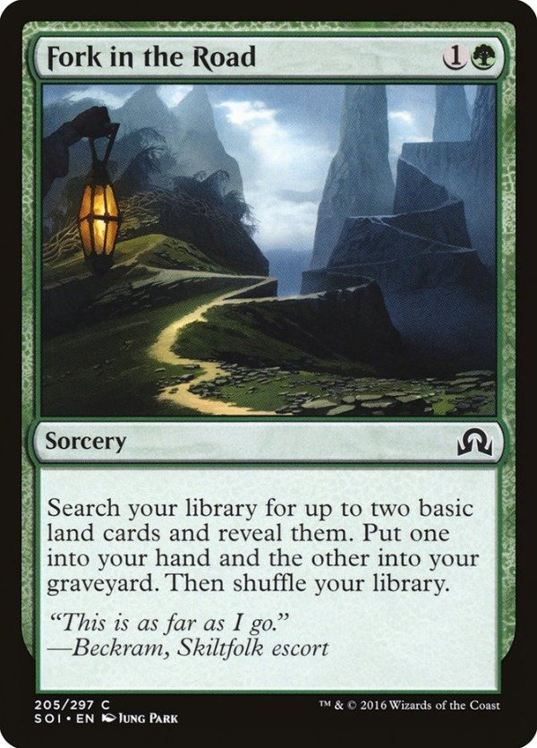 Producto - Fork in the Road  Shadows over Innistrad
