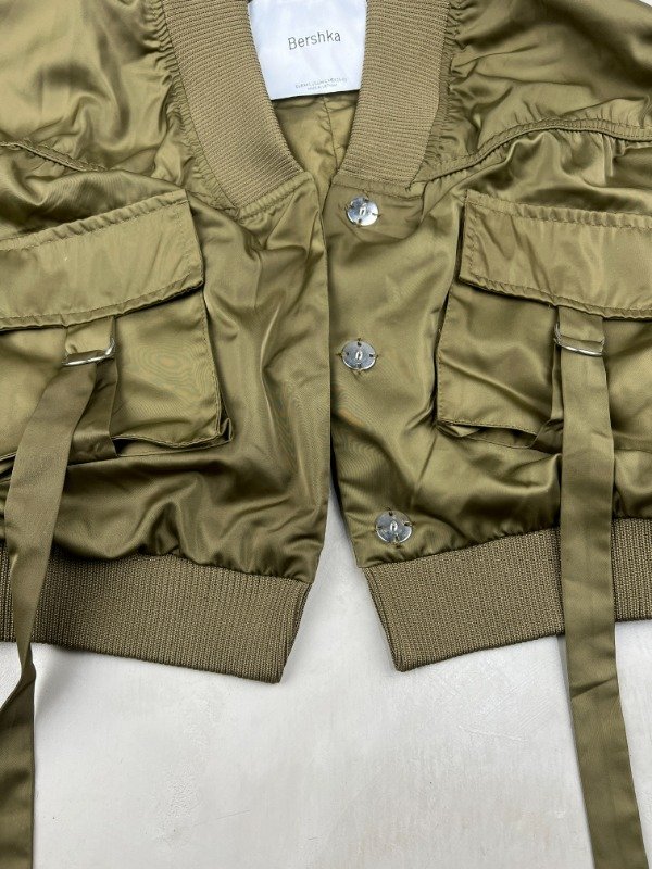 Producto - Satin Cargo Bomber Jacket - 6
