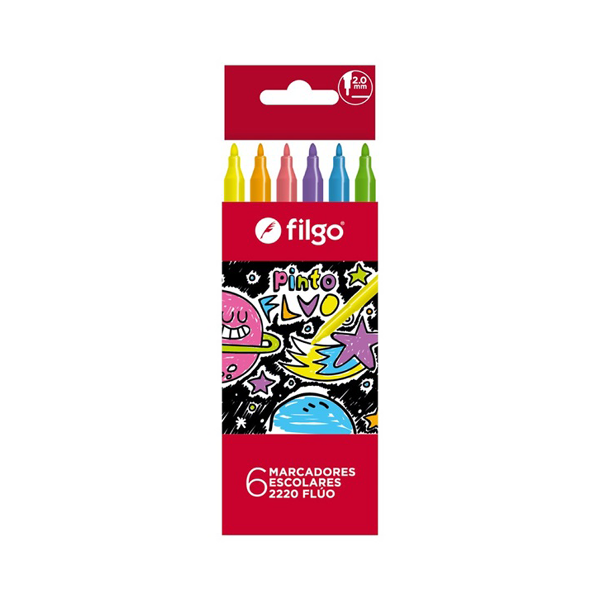 Producto - Marcador fluo x6 2220 FILGO